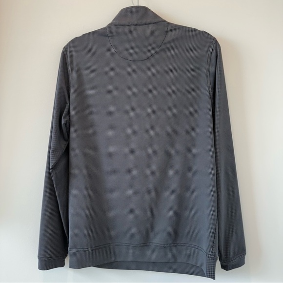 Peter Millar Masters Quarter Zip Jacket Black Gray Augusta Golf Long Sleeve Mens - Picture 6 of 6